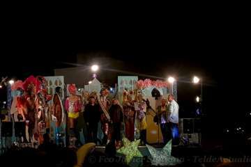 Drag Arush, reinona de las fiestas de Ayatima de Marzagán (Foto Francisco J. Santana)